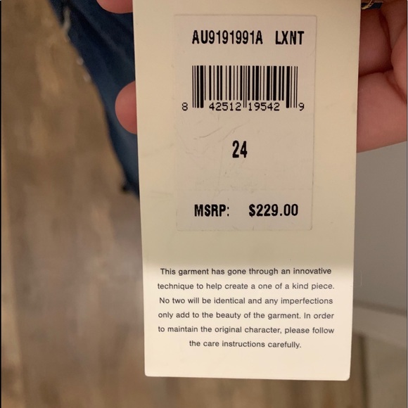 NWT 7 For All Mankind denim skirt - Picture 4 of 4